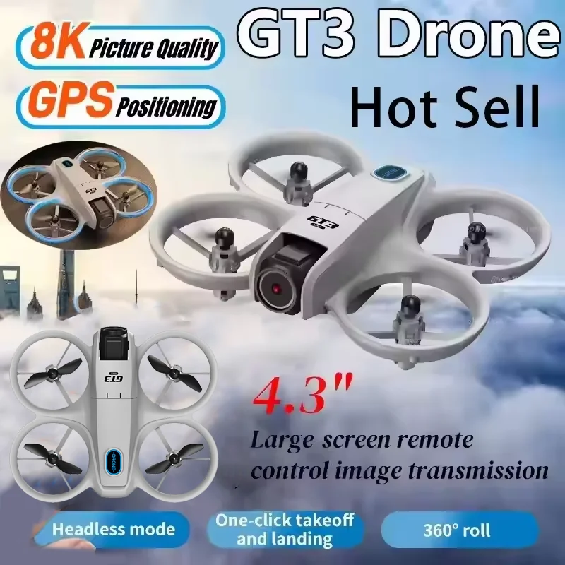 Drone Power Bank - GT3 Drone 8K HD Dual Cameras