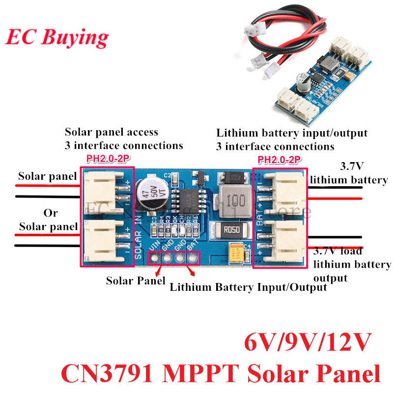 CN3791 MPPT Solar Panel 6V/9V/ - Drone Solar Charger reseña y precio
