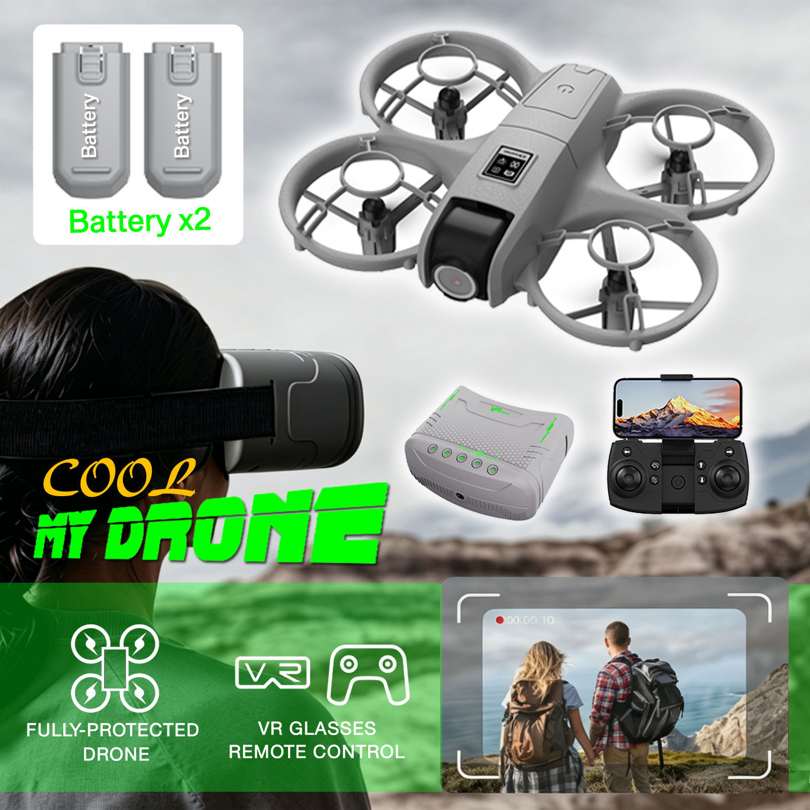 Mini Drone That Is Easy For Be - Drone Battery Adapter reseña y precio