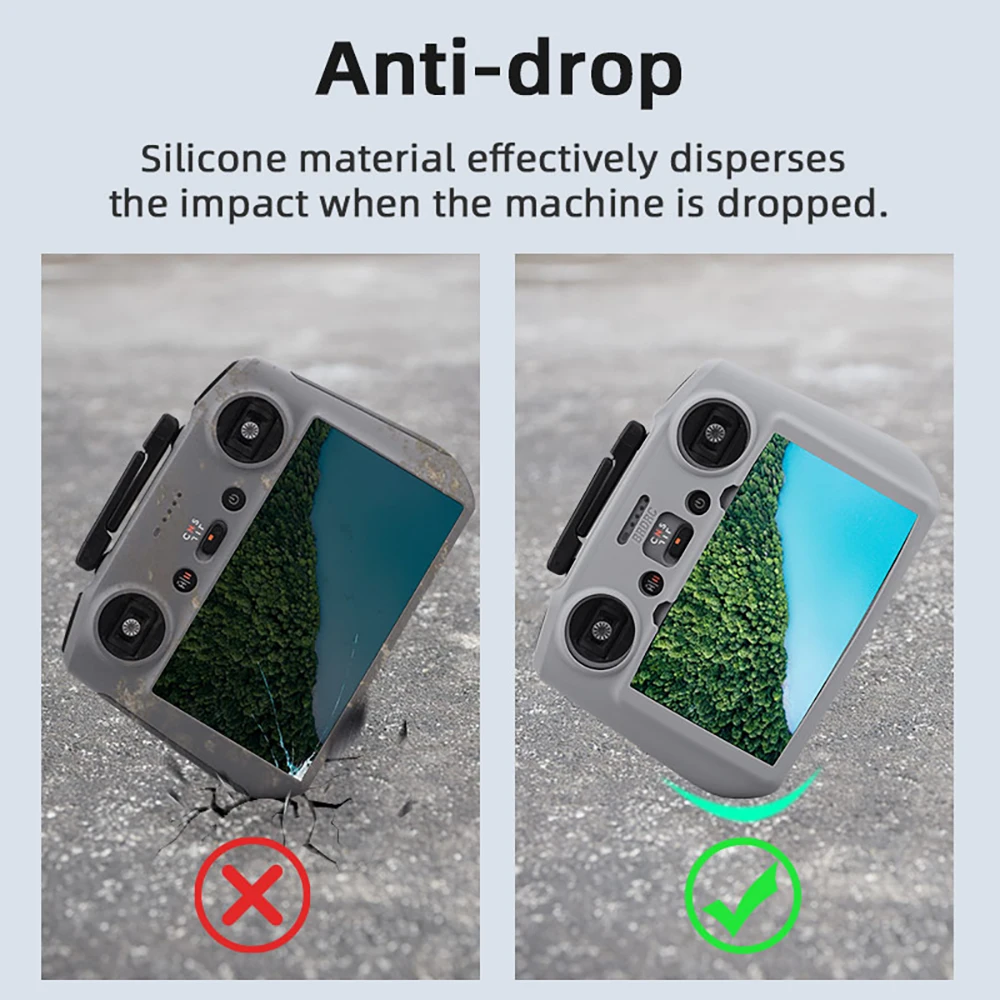 BRDRC Silicone Case for DJI NE - Drone Controller Hood reseña y precio