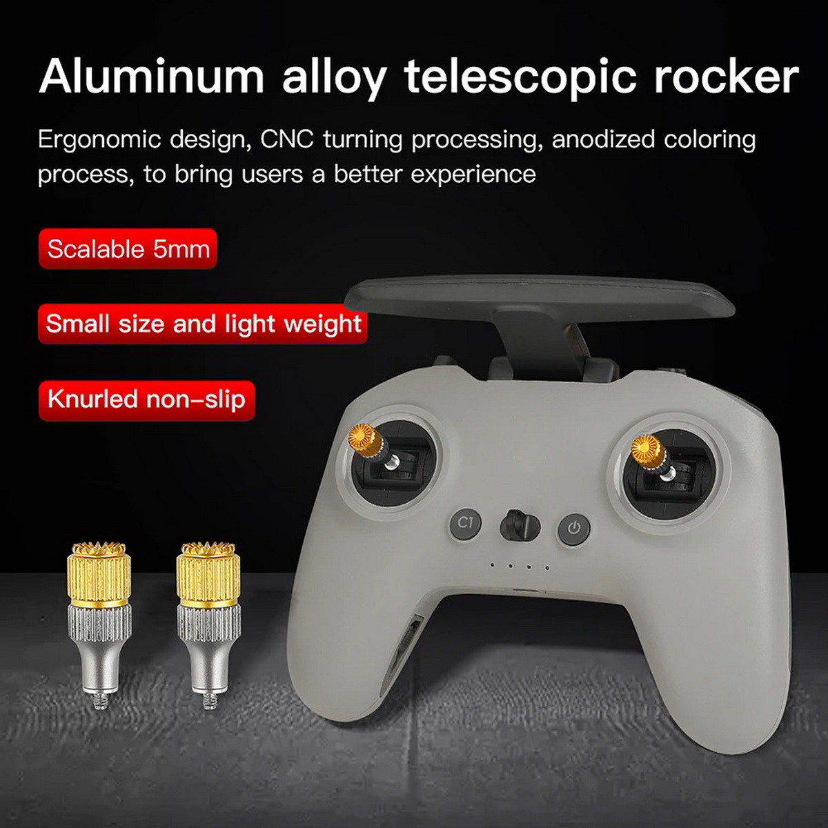 2PCS FPV Remote Controller Rad - Drone Control Stick reseña y precio