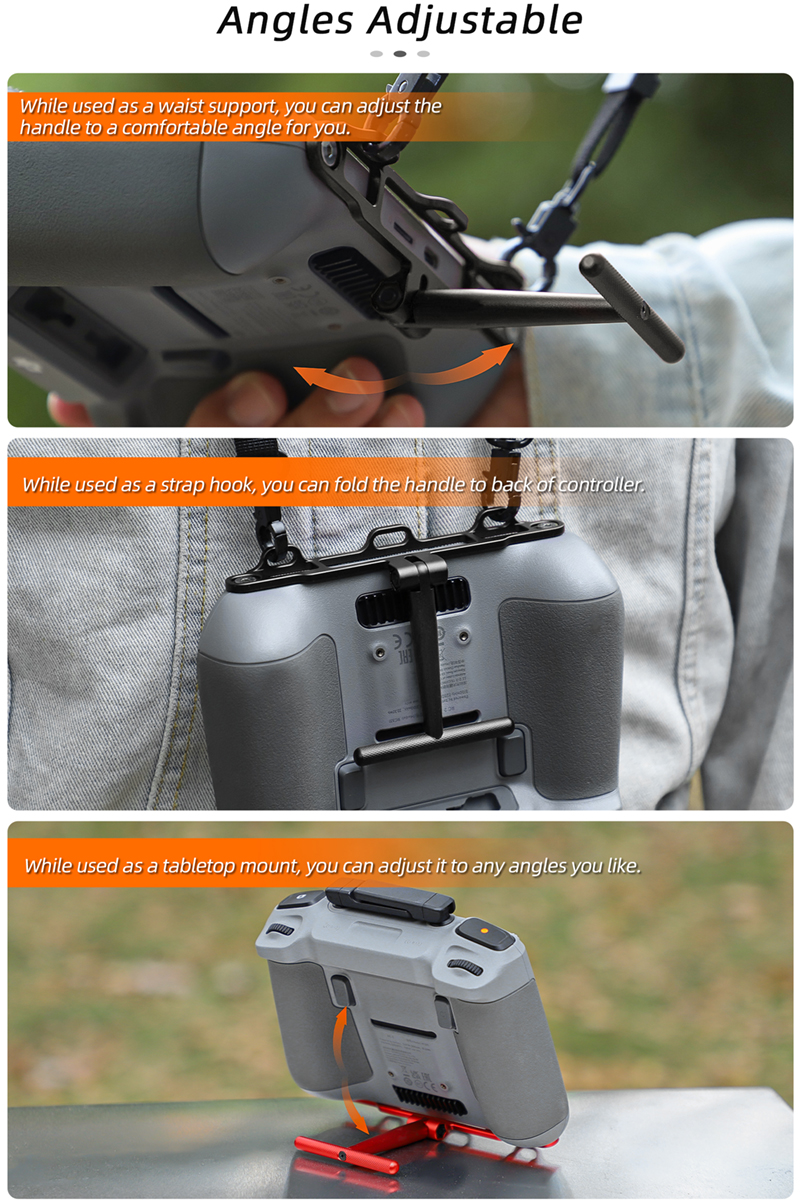 2in1 Handle Stand Bracket Neck - Drone Remote Controller Lanyard reseña y precio