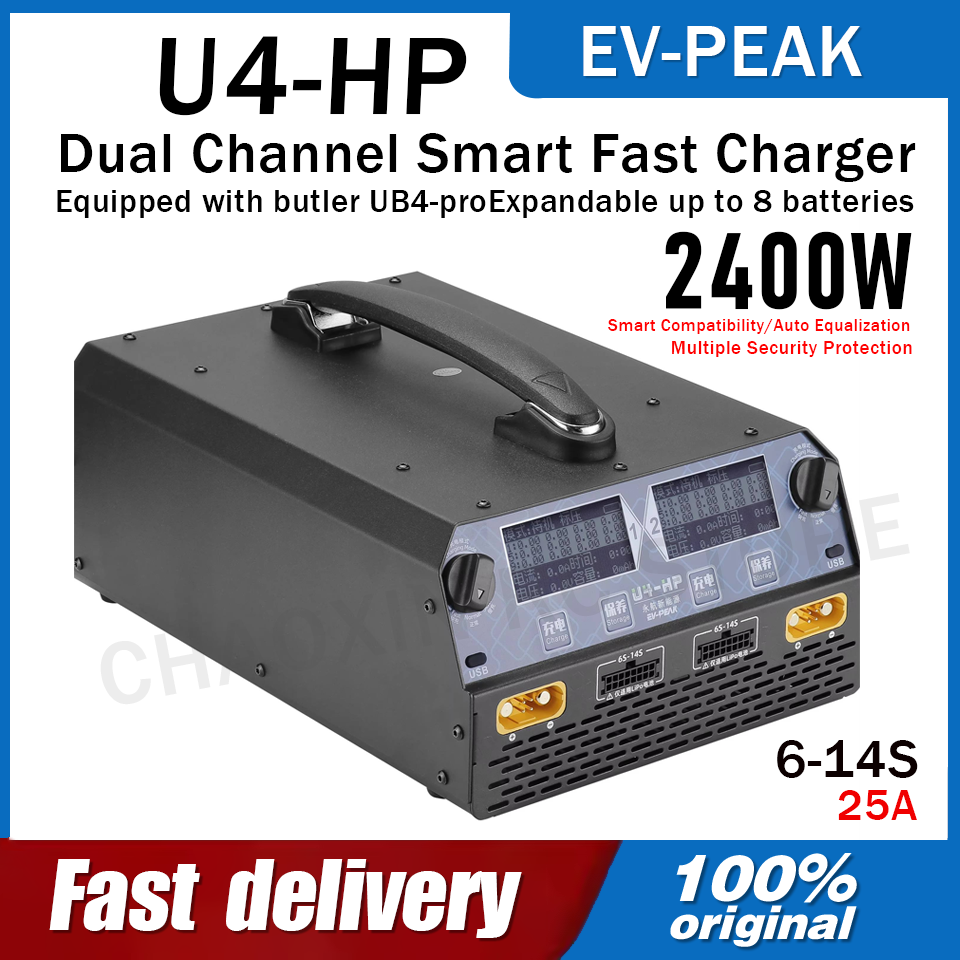 EV-PEAK U4-HP Dual Channel 250 - Drone Battery Charger reseña y precio