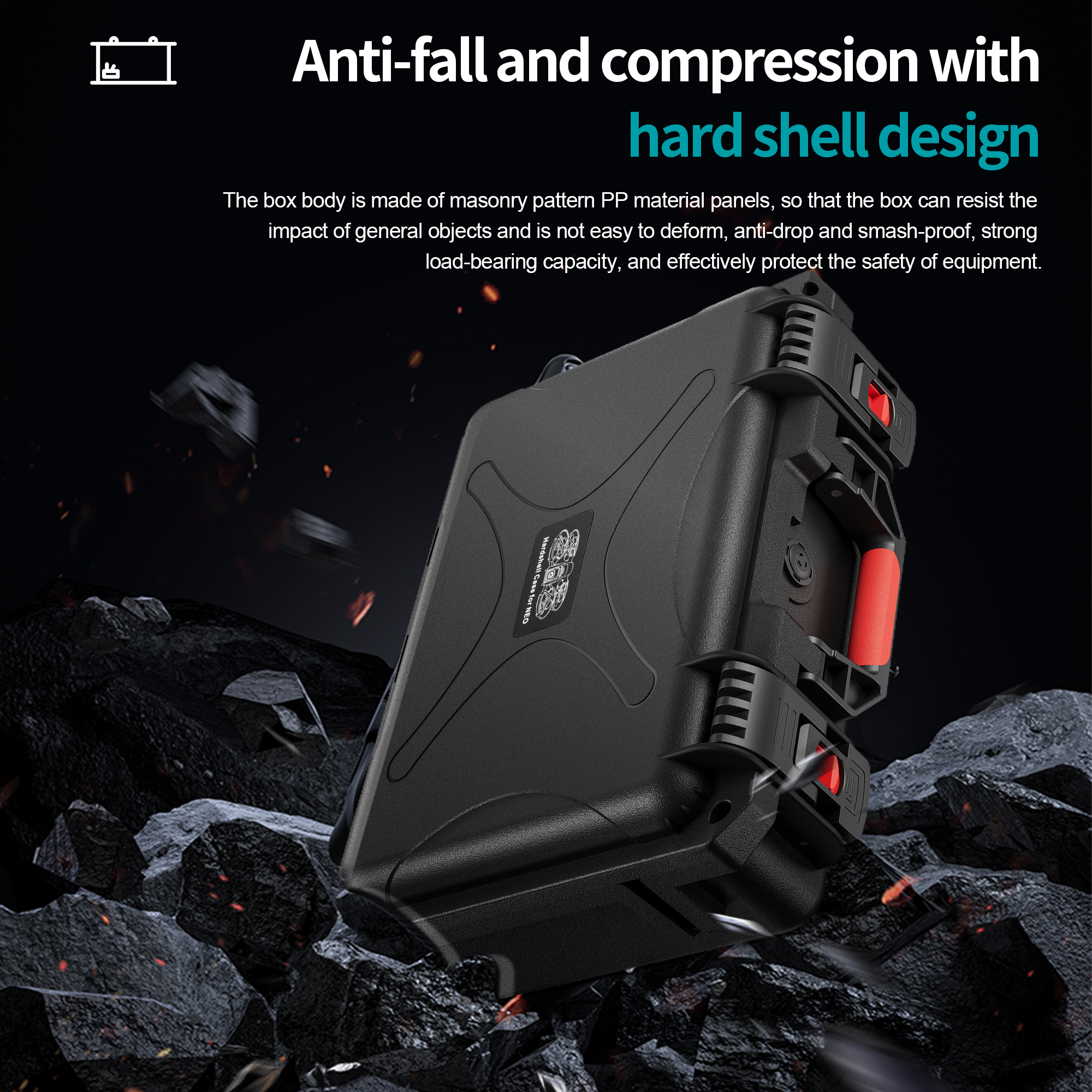 Portable Hard Waterproof Case  - Drone Charging Hub reseña y precio
