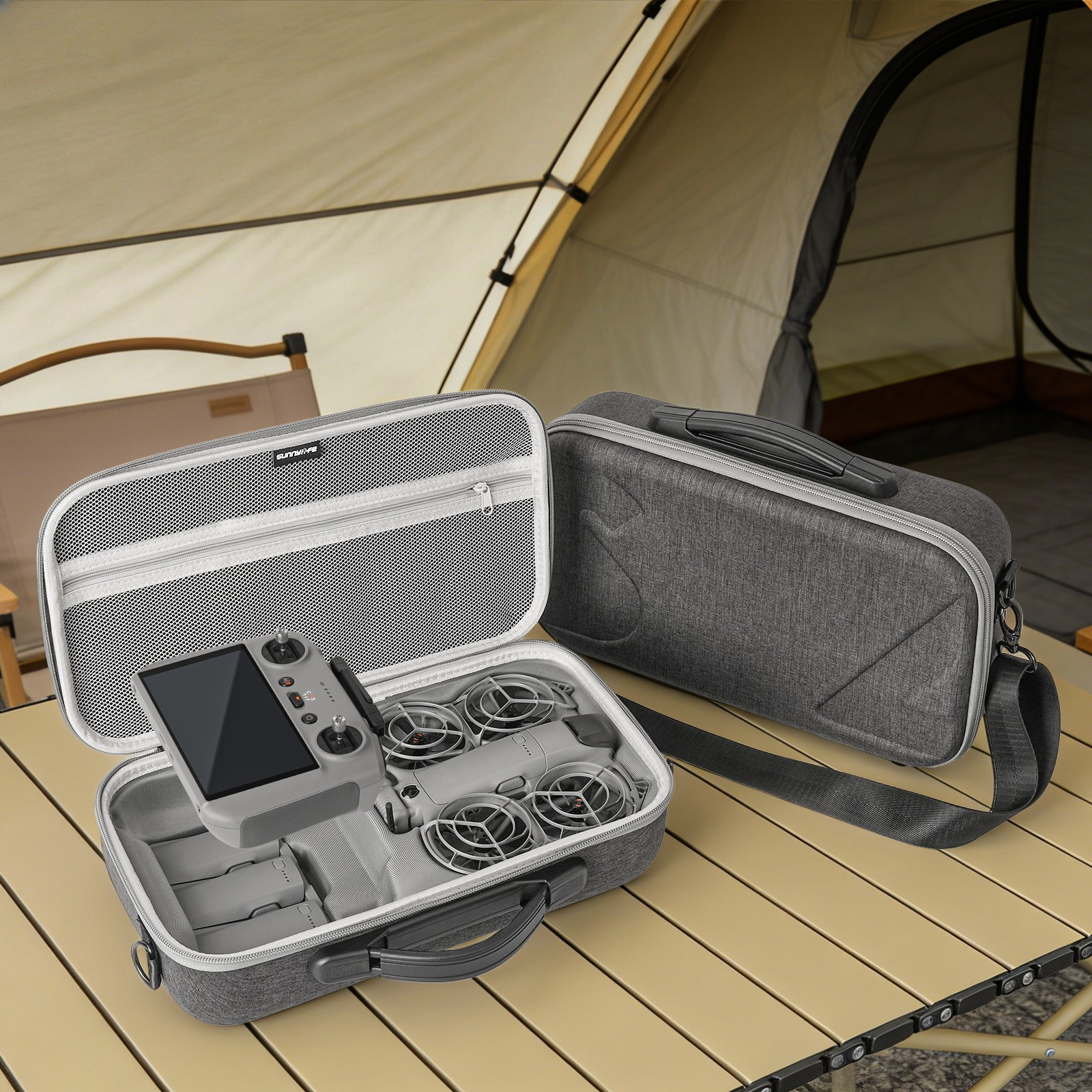 Portable Carrying Case For DJI - Drone Controller Hood reseña y precio
