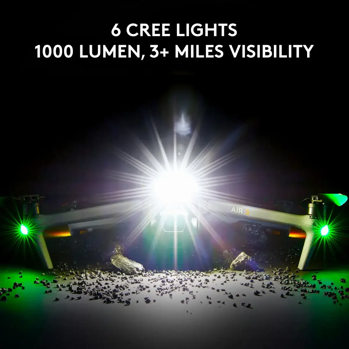 VIFLY Strobe Platinum - 6 Cree - Drone Beacon Light reseña y precio