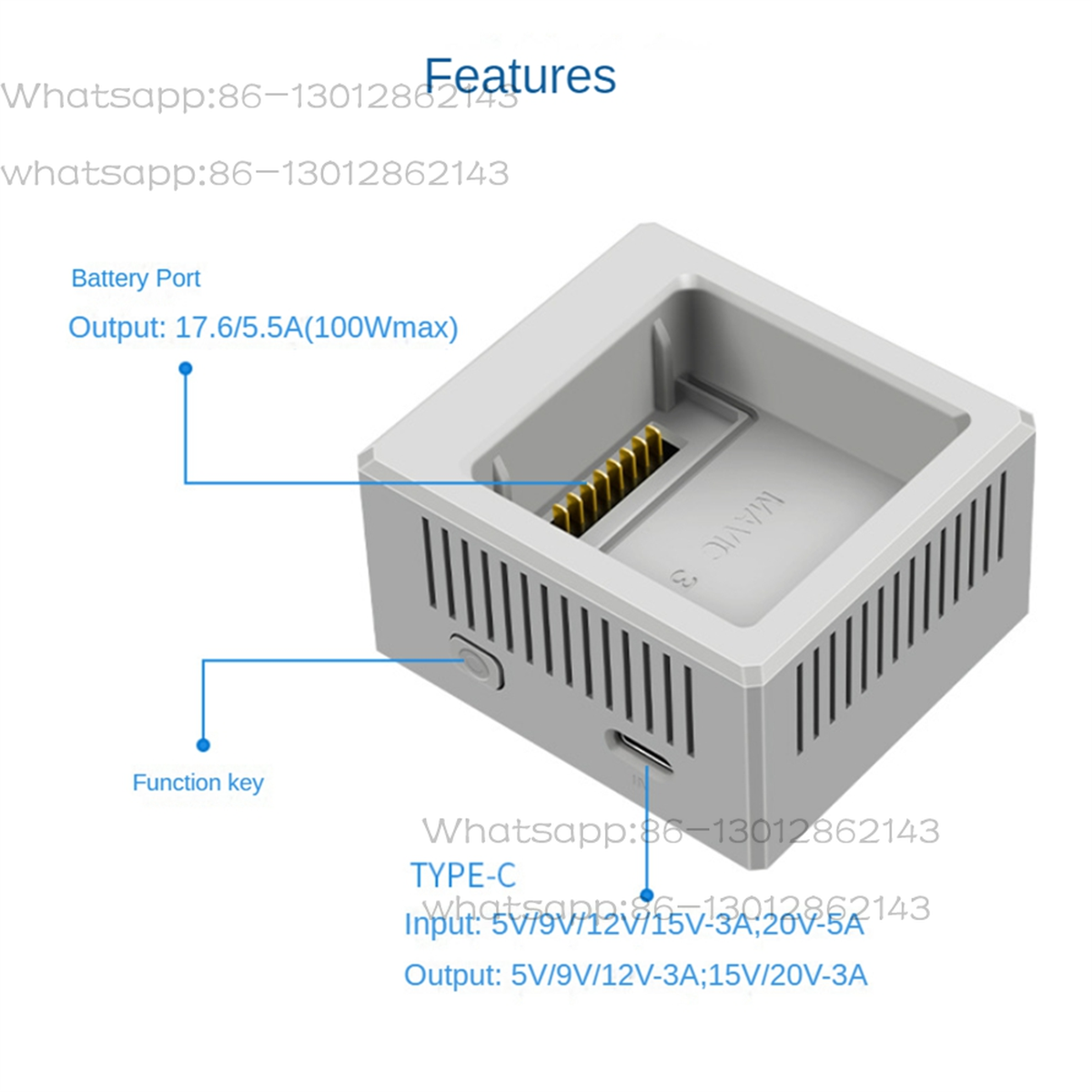 A51I For 3/3 Pro Battery Charg - Drone Charging Hub reseña y precio