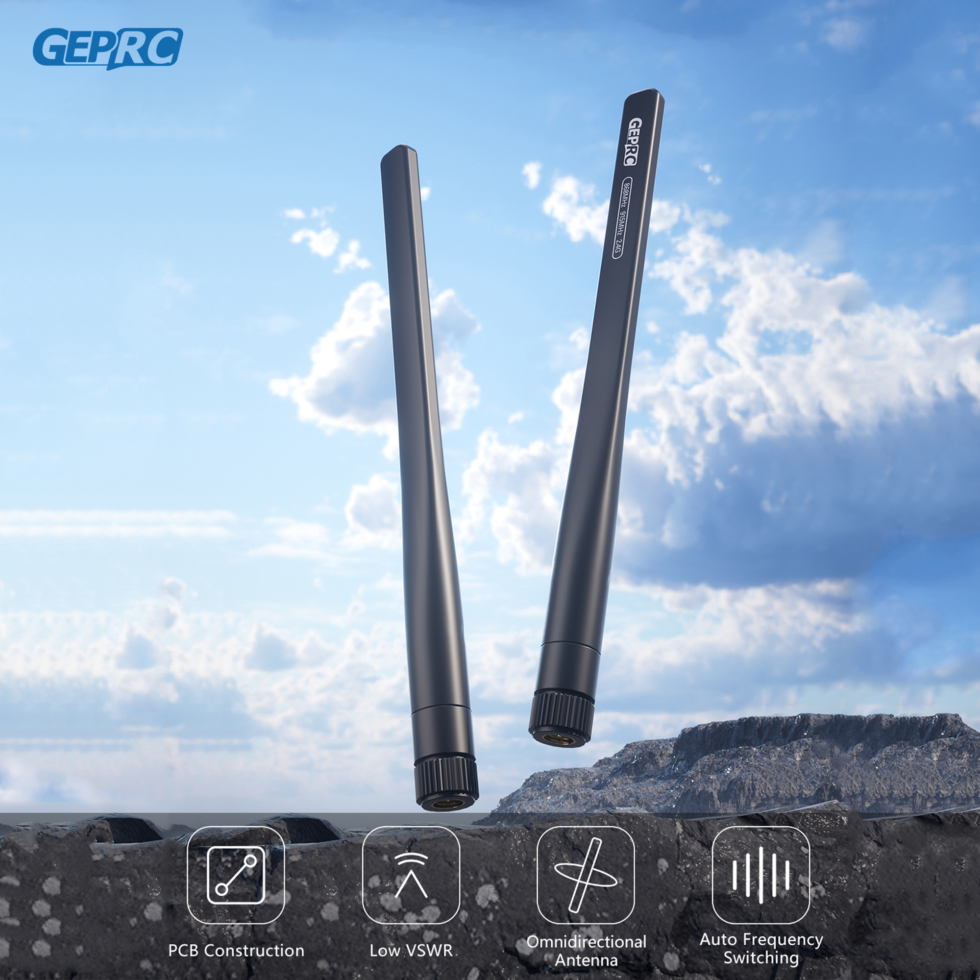 GEPRC 868MHz 915MHz 2.4G Tri-B - Drone Control Stick reseña y precio