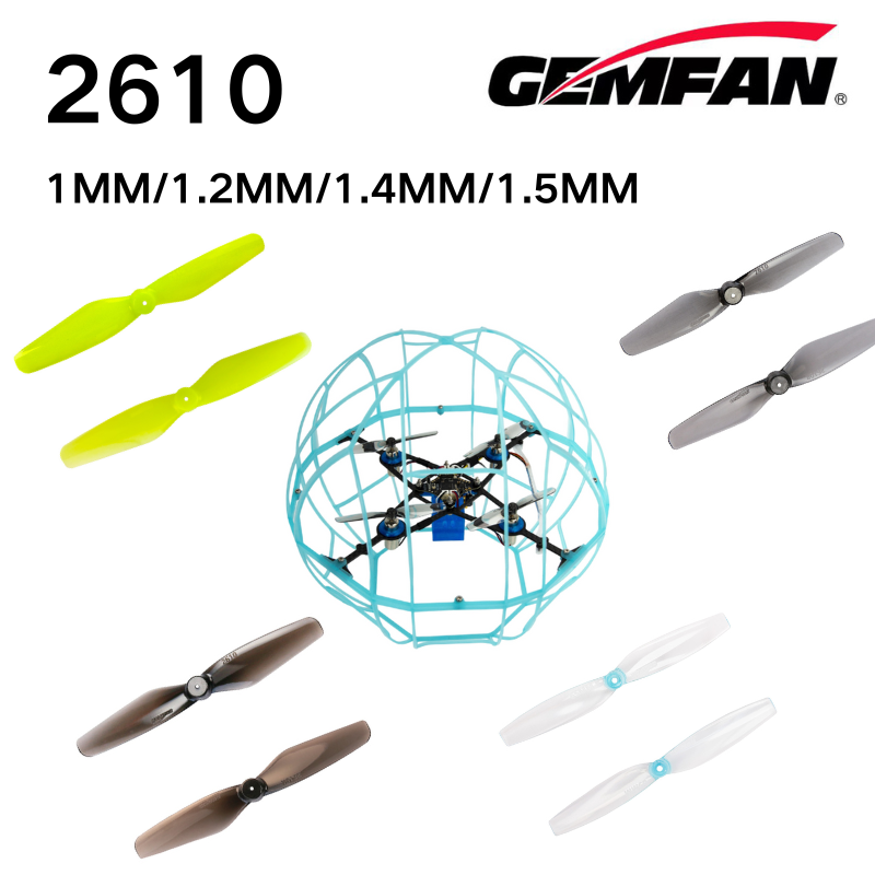 2610 Props Gemfan 2.6inch 2 Bl - Drone Battery Adapter reseña y precio