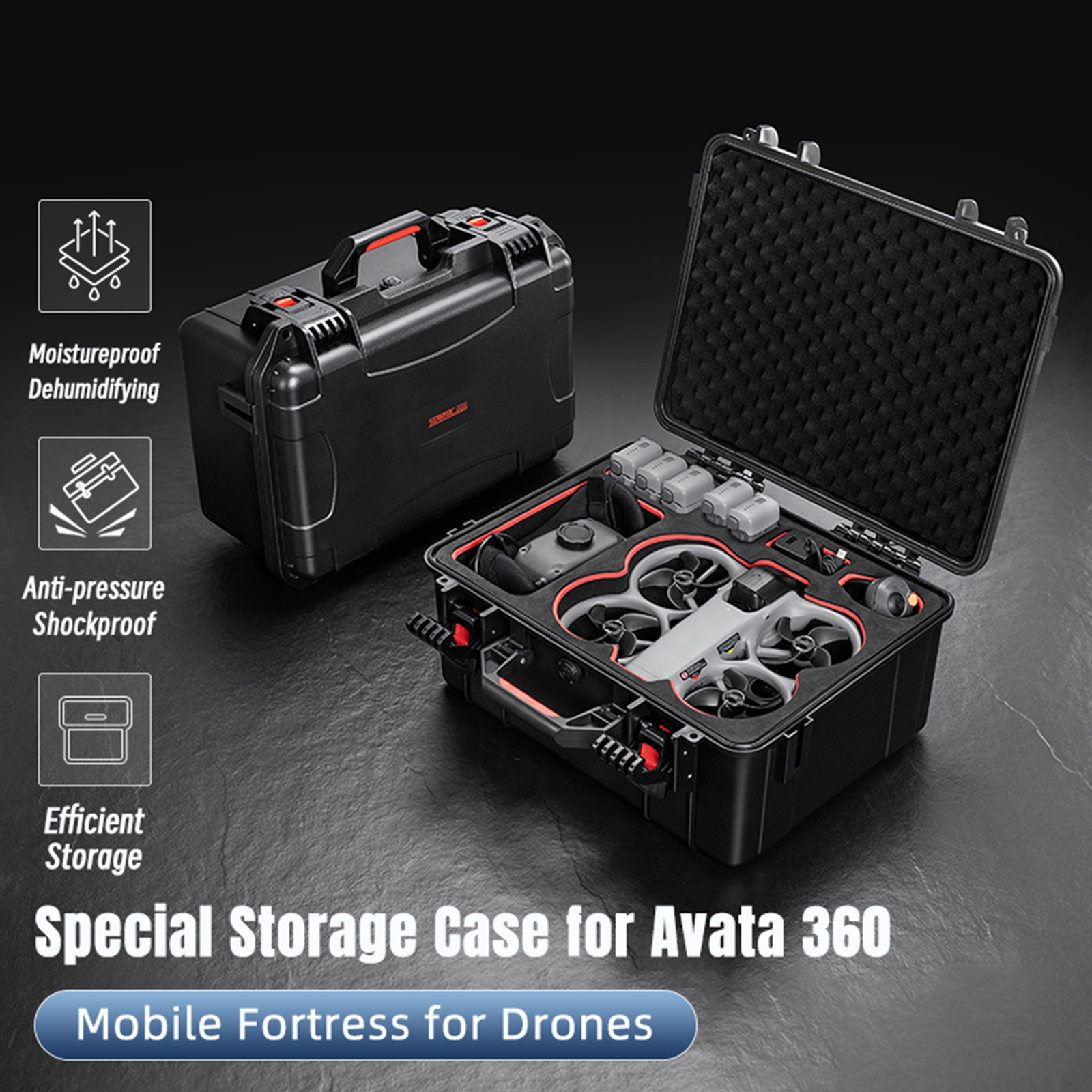for Avata 360 Drone Accessorie - Drone Hard Shell Case reseña y precio